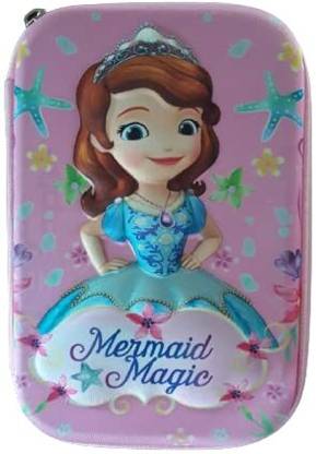 PRANCING UNICORN Memaid Mermaid Art EVA Pencil Box