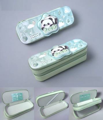 Akvanar 3D Panda Pencil case Pencil Pouch boy Girl Stylish 1 Art Polyester Pencil Box