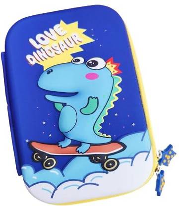 Avengers Quirky Carry Dinosaur Pencil Pouch for Kids Geometry Box