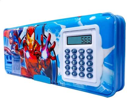 Chama 2022 Cartoon Printed Plastic Pencil Box Avengers for Kids Jumbo Pencil Box Avengers Art Plastic Pencil Box