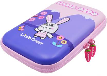 Quickk Multipurpose 2 Pencil Pouch with stationery 2 Zipper pouch with stationery Art EVA Pencil Boxes