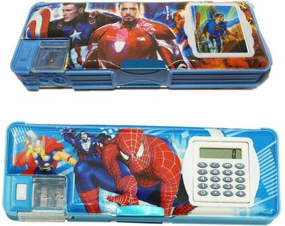 cassava 1 Spider Art Plastic Pencil Boxes