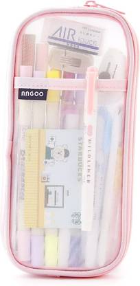 TREXEE Transparent 0 Art Plastic Pencil Box