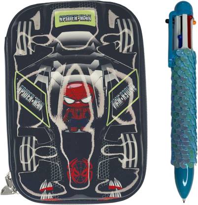 99KART Avengers Pencil Pouch Case, 6in1 Siquens pen Art Polyester Pencil Box