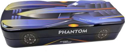 Paper Bear 008 Phantom Car Phantom Car Art Metal Pencil Box