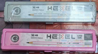 DK CHOICE Hexel Hexel Art Plastic Pencil Boxes