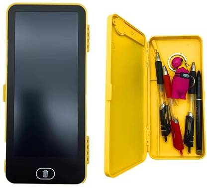 Diseno DISENO LCD WritingTablet with Pencil box/ Drawing Board / slate for kid - DIGITAL ERASABLE WRITING TABLET, INBUILD PENCIL BOX Art Plastic Pencil Box
