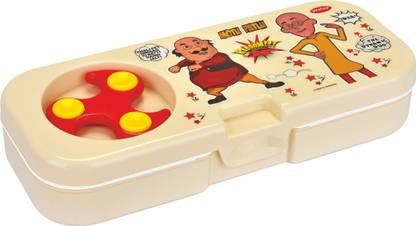 Pratap Focus Motu Patlu Art Polypropylene Pencil Box