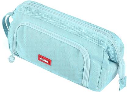 STORITE Large Capacity Pencil Pouch Portable Stationery Storage Pouch with zipper Canvas Pencil Case for kids, Handheld Pen Pouch for school Art Canvas Pencil Box