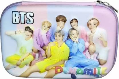 वी आर एन वी BTS 3D Pouch BTS आर्ट Polyester पेंसिल बॉक्स