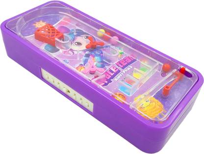 dishvy JCH7725 game password Pencil Box - purple Geometry Box