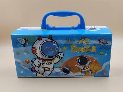 Paper Bear Multi-Function Storage Bag Secret Compartment Pencil Box Multi-Layer Password Protected Pencil Box Art Plastic Pencil Box