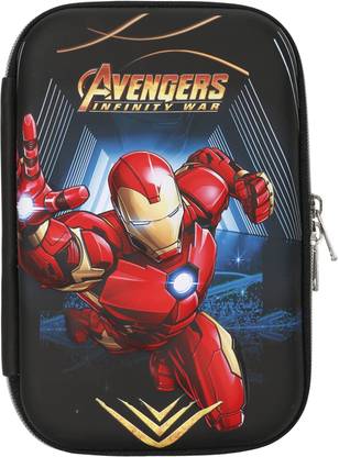 VRNV 3D iranman case Iron Man Art Polyester Pencil Box