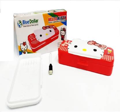 HANSHIKA ENTERPRISES Hello KittyThemed YES Art Plastic Pencil Boxes