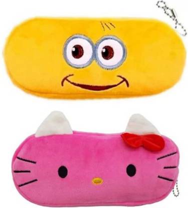 kidschoice 1 SMILEY MULTICOLOR Pencil Pouch CONVAS Pencil Box(PACK OF 2) Art Canvas Pencil Box