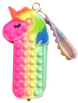 AAPEFLEX Pencil Pouch Unicorn Art EVA Pencil Box