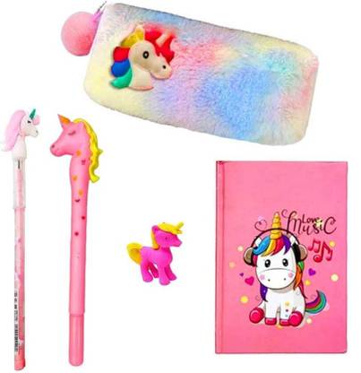 cutetoys School Stationery Gift set queen Art EVA Pencil Box