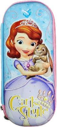 AuM Multipurpose Pouch for kids Sofia Art Canvas Pencil Box