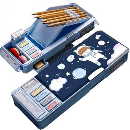 JOY MAKER Astronaut Astronaut Art Plastic Pencil Box