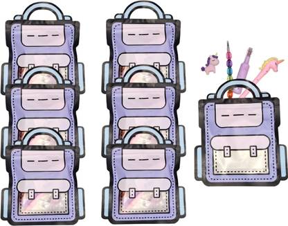 KHUSHA CREATIONS Fancy Stationery Gift Sets For Girls With Zip Pouch/Return Gift Set/School Kit School Bag/Pouch Art Plastic Pencil Boxes