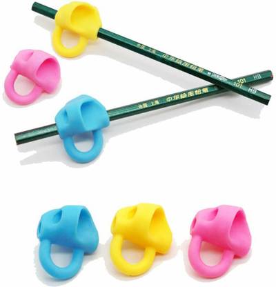 YTM Pack of 6 Pencil Grips for Kids Handwriting, Children Pencil Holder Pen Writing Pencil Grip