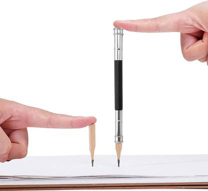 KRYTONE 1 pcs Pencil Extender Holder School Office Sketch Art Writing Tools Pencil Grip