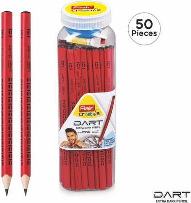 Flair Creative Dart Pencil Pack of 50 Pencil