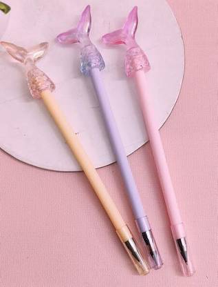 Tera13 Mermaid Pencils for Kids (3 pcs) Mermaid Pencil Set for Kids Return Gifts Pencil