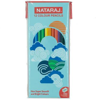 NATARAJ 12 Shades Colour Pencil