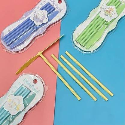 Asera Flying Helicopter HB Pencil Toy, Hand Spinner Flying Spin Copter Toy For Kids Pencil