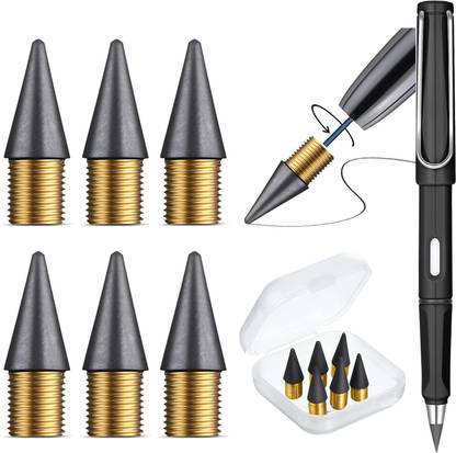 Hofason 1pc penci pen pencils endless pencil cute kids pencil metal fancy pencil Pencil