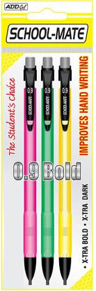 CS ADD Gel Mechanical pencil 0.9mm For Writing, Drawing & Drafting Pack of 10 Pencil