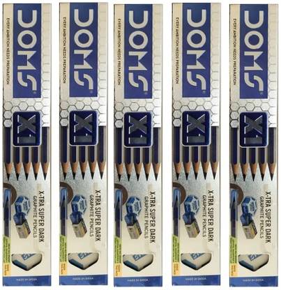 DOMS X1 X-TRA Super Dark Pack Of 50 Pencil