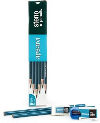 APSARA Steno HB Pencil Pencil (Set of 50, Multicolor) Pencil