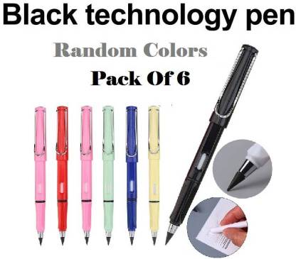PEACORA INKLESS INFINITE PENCIL Pack of 6 With extra 6 nib Pencil