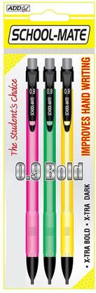 CS ADD Gel 0.9mm Mechanical Pencils Pack of 10 Pencil