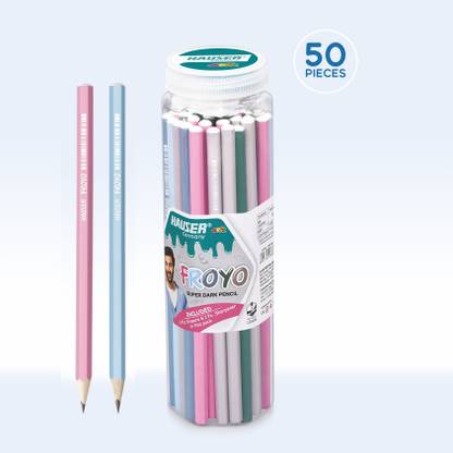 HAUSER Froyo Pencil Pack of 50 Pencil