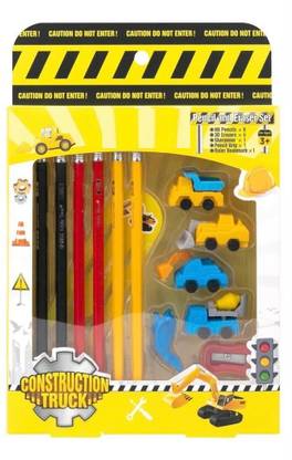 Ignite DIY Pencil Set Colorful HB Pencils with Sharpener and Erasers for Drawing Pencil
