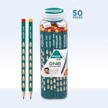 HAUSER One Wooden Pencil Pack of 50 Pencil