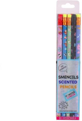 hamster london Scented Pencils, Pencil for Girls, Writing Pencils for School Kids- Pack of 10 Pencil