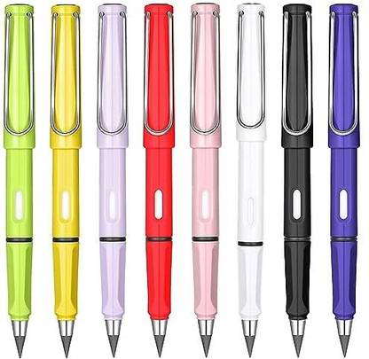 INDIANA HUDA Inkless Pencil Never Ending Pencil Infinity Everlasting Replaceable Graphite Pencil