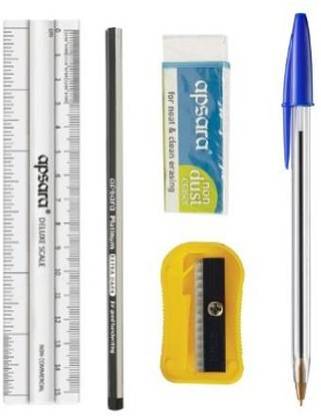 Shield plus APSARA PLATINUM KIT ( PENCIL,JUMBO ERASER,SCALE,SHARPENER,PEN) Pencil