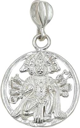 साहिबा जेम्स Lord Panchmukhi Hanuman ji Pendant सिल्वर लॉकेट