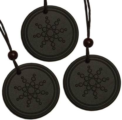 IMREX 3 Unit Anti EMF Rediation Scalar Energy Volcanic Lava Quantum Bio Negative Ions Stone Pendant