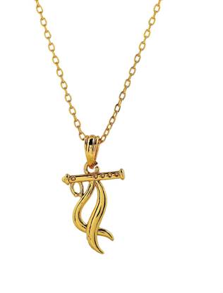 PYR Fashion Stylish Partywear Gold Locket Pendant Necklace Chain For Women Men Girl Boys Gold-plated Alloy Pendant Set