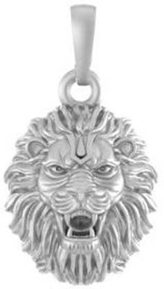 Akshat Sapphire Sterling Silver (92.5% Purity) God Vishnu Narsimha (Big) Pendant for Men & Women Sterling Silver Pendant