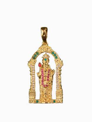 Vadaamalar Murugan Dollar Pendant Gold-plated Metal Pendant