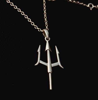 ACE JEWEL TRIDENT Sterling Silver Silver Pendant