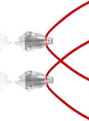 Khushi Traders Crystal Pendant Pointer Shape Locket for Men and Women Crystal Stone Pendant 2pc Crystal Stone Pendant