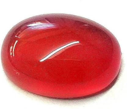 barmunda gems 7.25 Ratti Red Sulemani Hakik Stone,with Original Lab Certificate Agate Stone